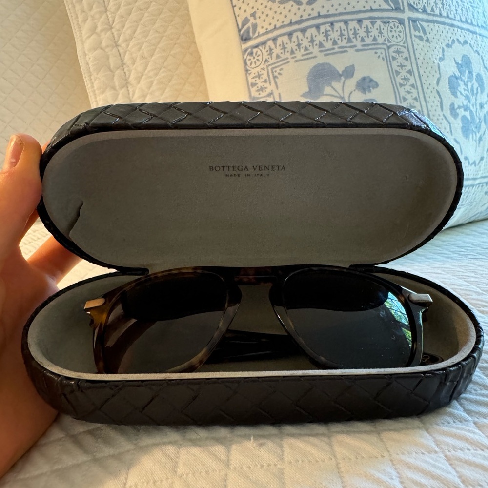 Bottega Veneta tortoise sunglasses